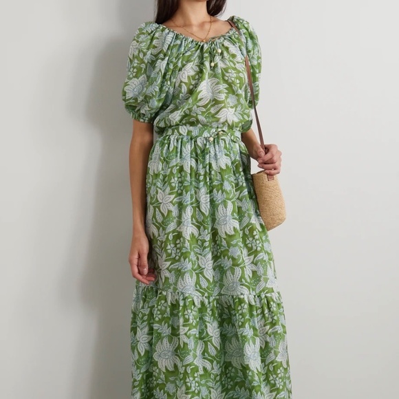 HANNAH ARTWEAR Silk Skirt & Matching Silk Blouse Set Size Top M/US6 Skir… - Picture 1 of 16